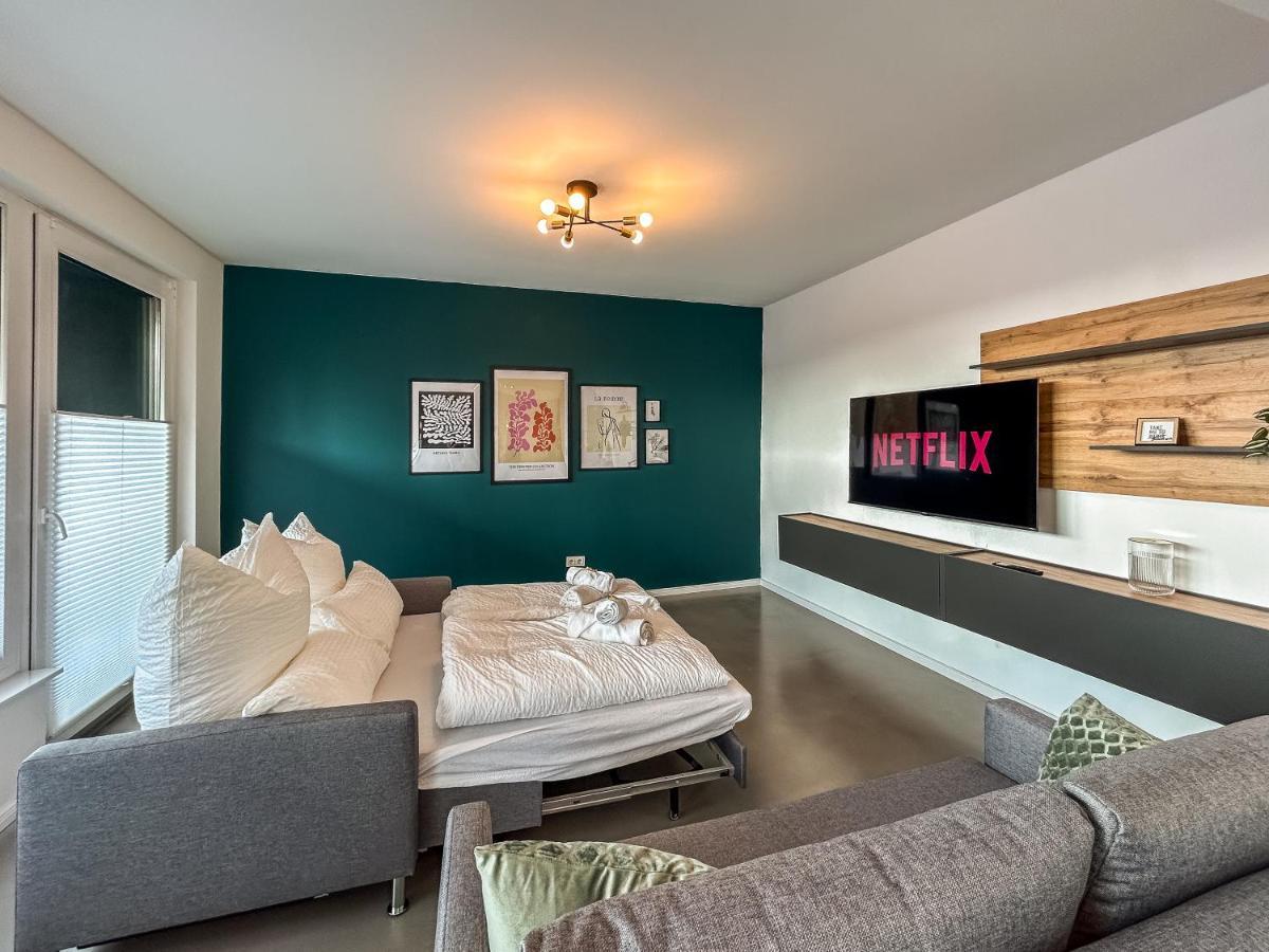 Design-Apartment - Bochum Zentrum - 2 Balkons - 118M2 - Netflix Buitenkant foto
