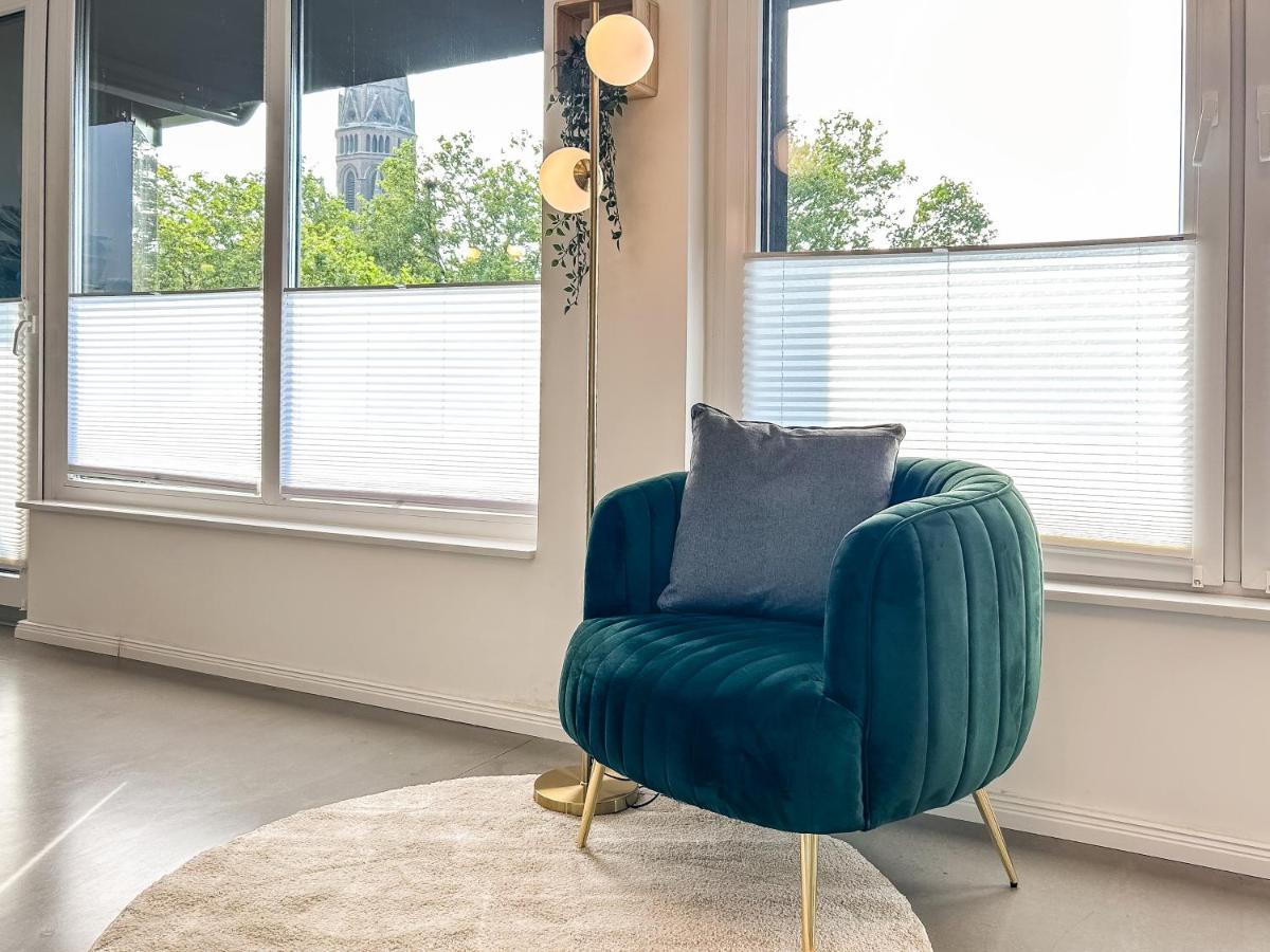 Design-Apartment - Bochum Zentrum - 2 Balkons - 118M2 - Netflix Buitenkant foto