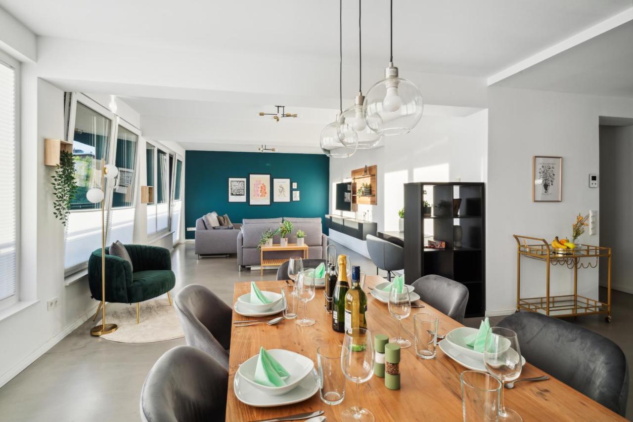 Design-Apartment - Bochum Zentrum - 2 Balkons - 118M2 - Netflix Buitenkant foto