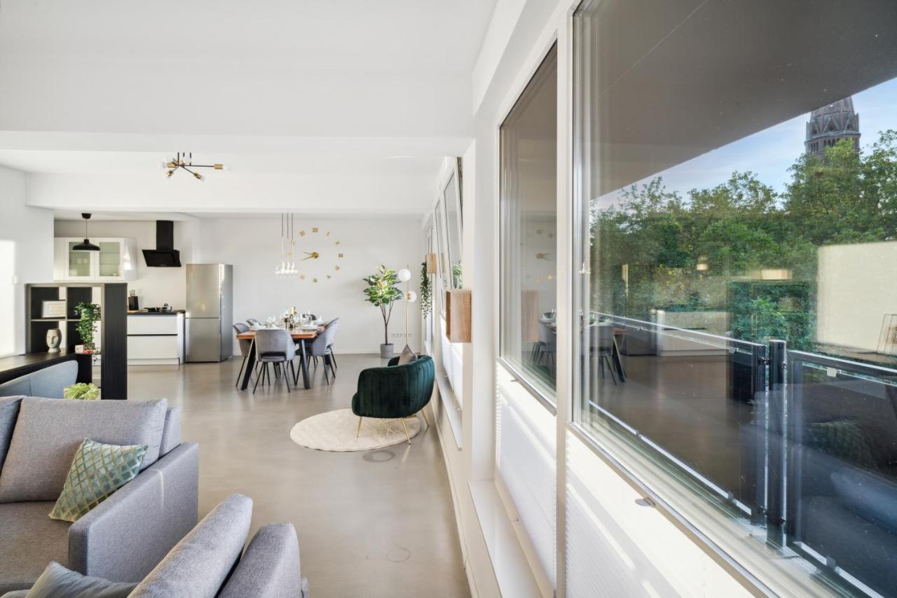 Design-Apartment - Bochum Zentrum - 2 Balkons - 118M2 - Netflix Buitenkant foto