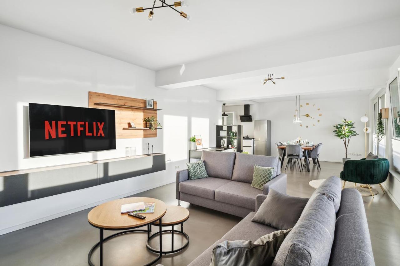 Design-Apartment - Bochum Zentrum - 2 Balkons - 118M2 - Netflix Buitenkant foto