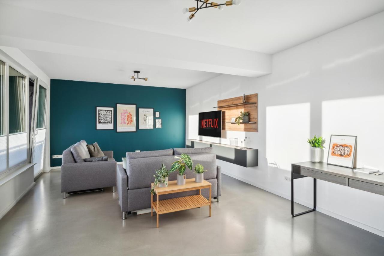 Design-Apartment - Bochum Zentrum - 2 Balkons - 118M2 - Netflix Buitenkant foto